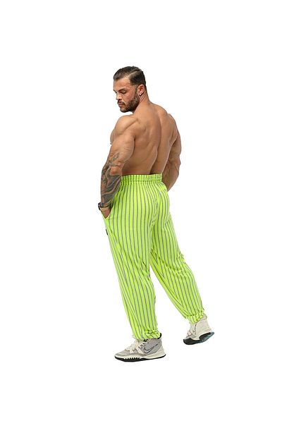 Big Sam Relaxed Fit Bodybuilding Body Pants Green 1189