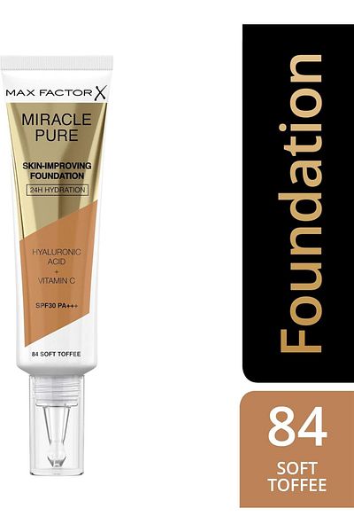 Max Factor Miracle Pure Skin Improving Foundation - 84 - Soft Toffee, 30ml