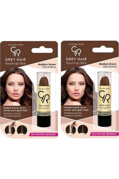 Golden Rose Grey Hair Saç Kapatıcı Orta Kahve No:03 2 Adet