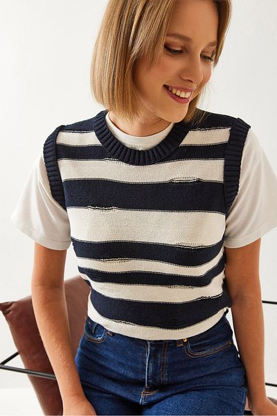 Bianco Lucci Gestreifte Pullover für Frauen 20246240