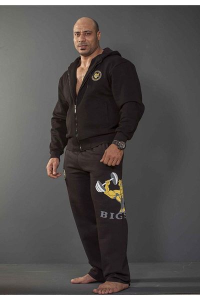 Big Sam Black Winter Sweatpants 1078