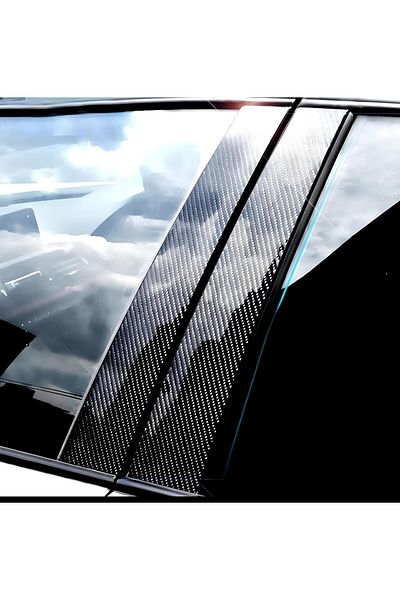 ESEMİZ 5D Black Carbon Fiber Foil Air Ducted Ultra Bright Size: 30cm X 1 Meter