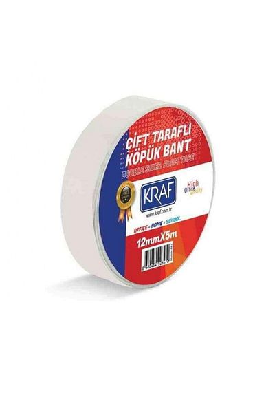 KRAF 50 Τεμάχια 12 Mm X 5 μέτρα Ταινία αφρού διπλής όψης