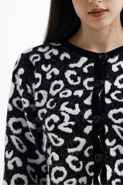 Fox Life Kids Cardigan moale leopard de damă