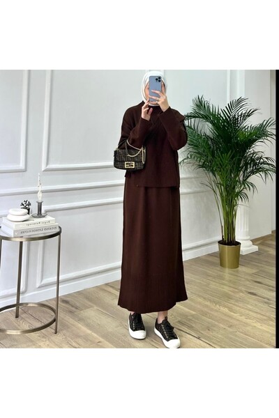 Miasista Etekli İkili Triko Takım