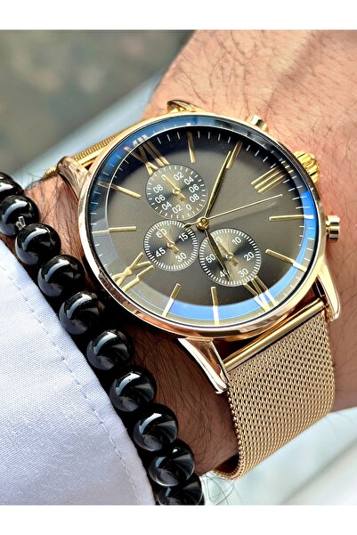 Tisaati ساعة يد رجالية بتصميم كلاسيكي بأرقام رومانية فاخرة وسوار من القش مع هدية