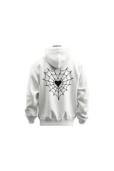 Zec Style Суичър с паяжина и сърце