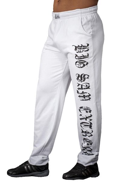 Big Sam Men's Winter Sweatpants White Sports Trousers
