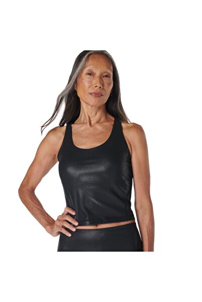 Sweaty Betty Glow Shine Bra Women's Black Running Tank Top Women's Running Tank Top Sb9991F-001