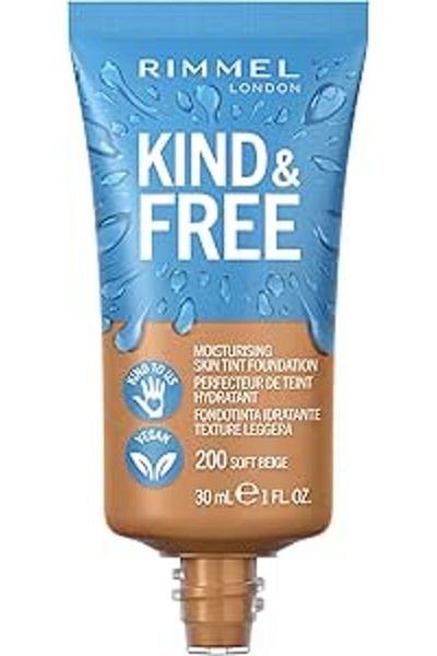 Rimmel Kind & Free Skin Tint Foundation - 200 - Soft Beige, 30ml