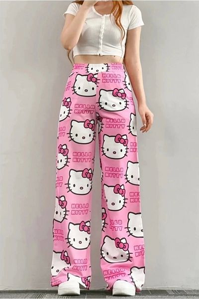 Violon Unisex ροζ Hello Kitty Cat με φαρδιά φούτερ