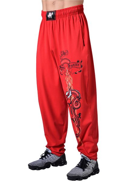 Big Sam Men's Sweatpants Red Body Pants