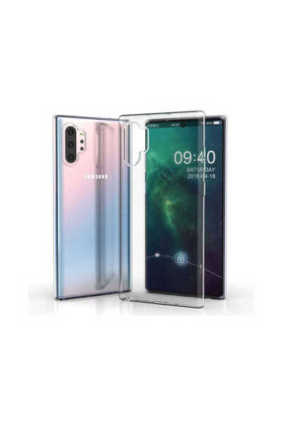 Dafoni Aircraft Samsung Galaxy Note 10 Plus Ultra Ince Şeffaf Silikon Kılıf