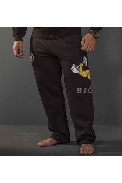Big Sam Black Winter Sweatpants 1078