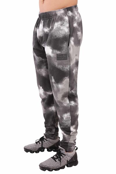 Big Sam Tie-Dye Patterned Sweatpants - Baggy Cropped Pants 1230