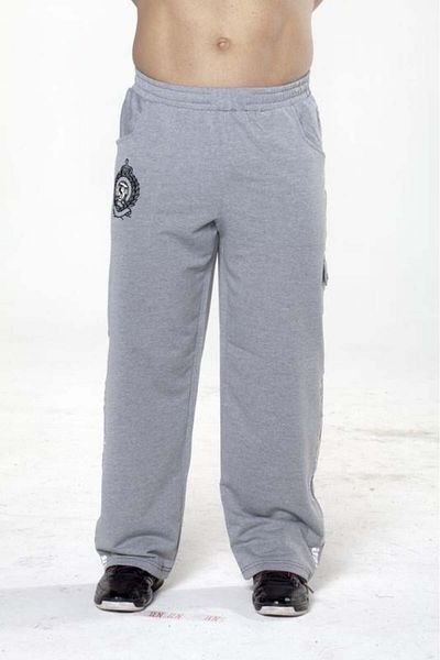 Big Sam Straight Cut Gray Melange Sweatpants 914