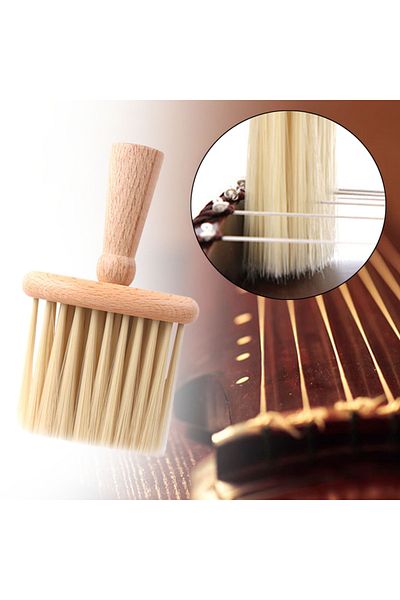 Choice Guzheng Cleaning Brush Soft Bristles Ukulele Violin Brush Small Guitar Cleaner Brush Cleaning Too...