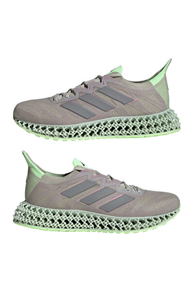 adidas 4DFWD 3 Kadın Gri Yol Koşusu Ayakkabısı Kadın YOL KOŞUSU AYAKKABISI ID3499