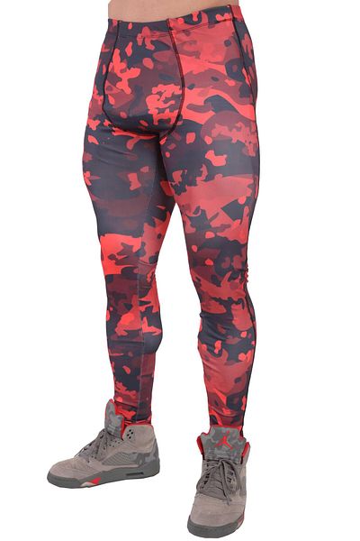 Big Sam Men's Camouflage Stretch Leggings - Fitness Running Workout Underwear 1238