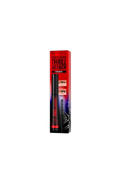 Rimmel Wonder'Volume Thrill Seeker Mascara - 004 - Pitch Black, 8ml