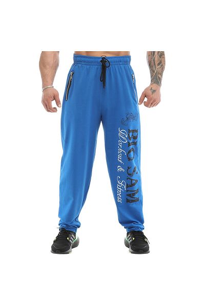 Big Sam Loose Fit Men's Sweatpants Zippered Gym Pants Pnt1369