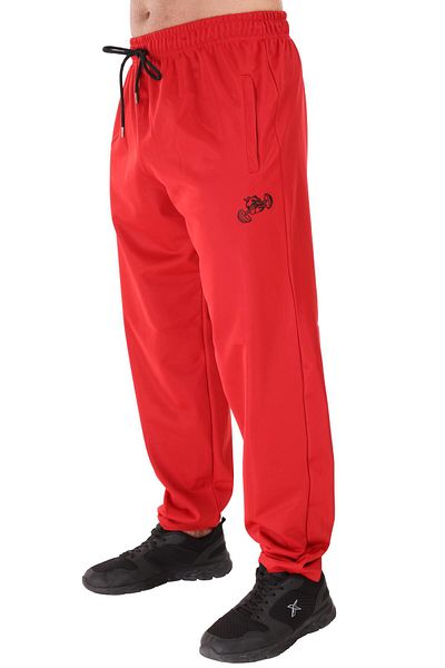Big Sam Men's Red Performance Fitness Pants 1221