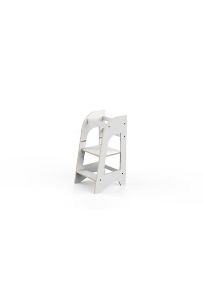MAMATOYZ Turn de invatare MamaToyz Learning Tower din MDF, Alb