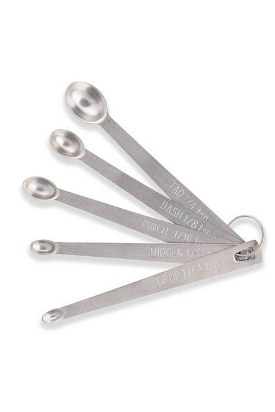 Choice 5pcs(1SET) 5pcs/set Measuring Spoon Stainless Steel Kitchen Cooking Spoons With Long Handle Baking M
