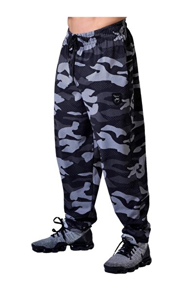 BGSM Kamuflaj Body Pantolon Bol Kesim Eşofman Altı 1288