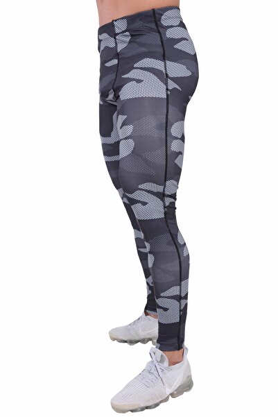 Big Sam Men's Fitness Camouflage Tights - Stretch Running Bottoms 1240