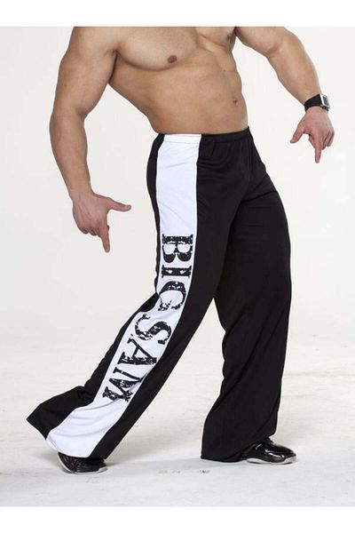Big Sam Black Straight Cut Comfortable Sweatpants 893