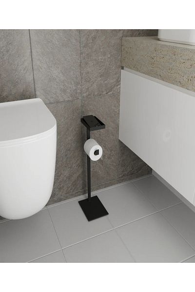 Grandmix Toilet Roll Holder Wc Paper Holder Metal Toilet Paper Stand Holder Hanger Free Standing Holder