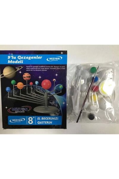 Misyon Gezegenler Modeli Boyamalı 9 Lu Gzg-009
