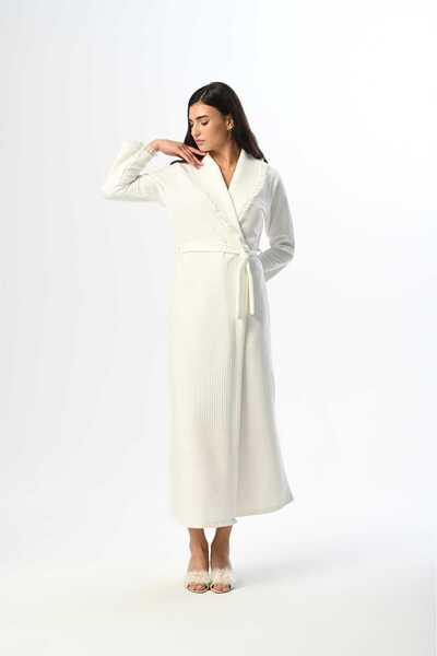 Marilyn Club Women's Long Length Dressing Gown with Belt Tie