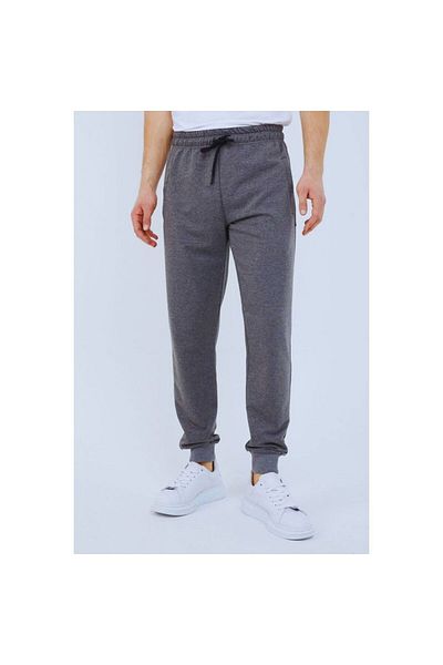 MERTEX Ανδρικό αθλητικό παντελόνι Battal Elastic (Ribana) με τσέπη με φερμουάρ Άνετη εφαρμογή 2 κλωστών