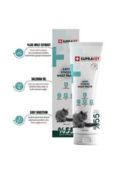 Supravet Anti Stress Sakinleştirici Malt Paste Kedi Macunu 100 gr