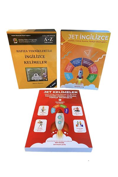 Bayhan Yayıncılık Memory Techniques - Jet English - Jet Words and Mobile Application (English Teached Set)