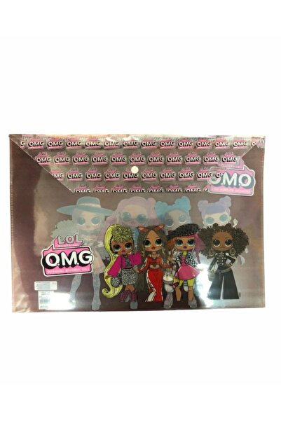 KESKİN COLOR ملف بلاستيكي من Keskin Color Lol Omg مقاس A4 (عبوة من 10 قطع)