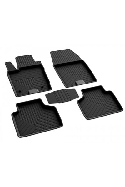ferrous autoaccessories Ford Courier Ferrous 4D Havuzlu Kauçuk Paspas 2014 2023