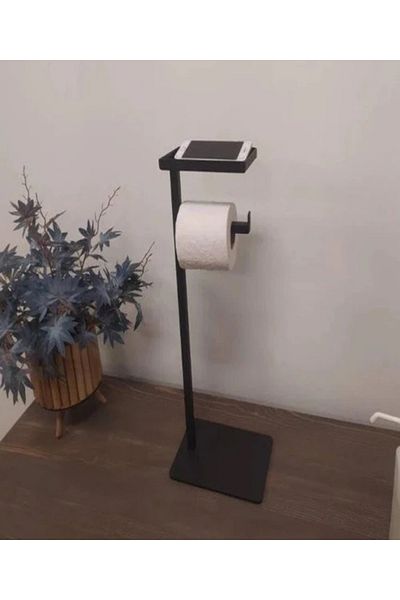 Grandmix Toilet Roll Holder Wc Paper Holder Metal Toilet Paper Stand Holder Hanger Free Standing Holder