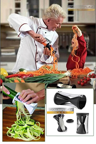 Kalsiyum Mood Sebze Doğrayıcı Sebzeleri Spagetti Doğrama Aparatı Spiral Havuç Kabak Salatalık Açacağı