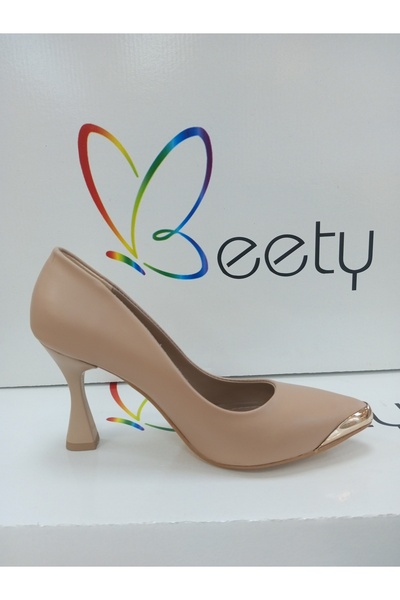 Beety Moda rüzgar But rengi stiletto