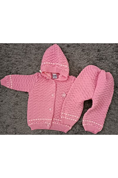 MİNİCEY BABY Baby Girl Bottom Top 2 Pieces Winter Set