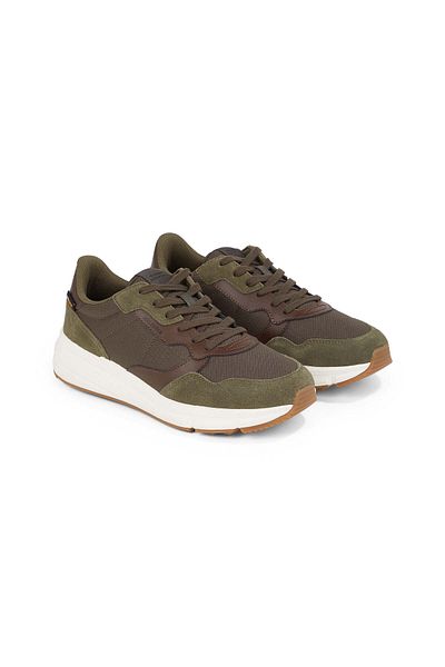 Tommy Hilfiger Suede Logo Sneakers Men's Shoes Fm0Fm05218 Rbn