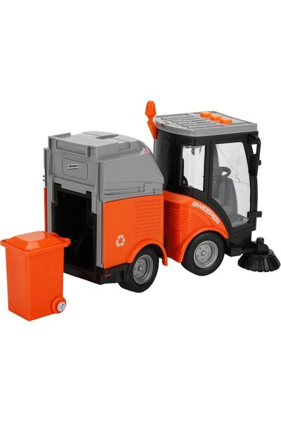 Sunman Oyuncak Sesli ve Işıkllı Çöp Süpürme Aracı 20Cm S00002678