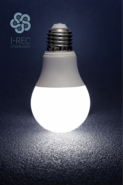 Art&Gift I-REC Sertifikalı Led Ampul E27 9W 850lm Gün Işığı 3200K Day Light Yeşil Enerji
