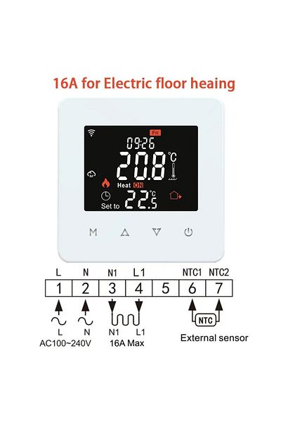 Choice Tuya Smart Home Thermostat Water Electric Warm Floor Heating Gas Boiler WiFi Temperature Remote C...
