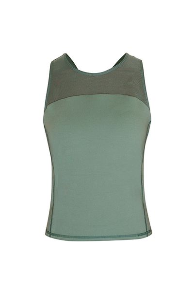 Sweaty Betty Power Illusion Workout Bra Tan Women's Running Tank Top Sb9525-300