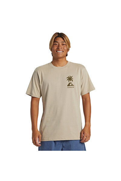 Quiksilver Tropical Breeze Mor Erkek Renkli Tişört ERKEK T-SHIRT AQYZT09562