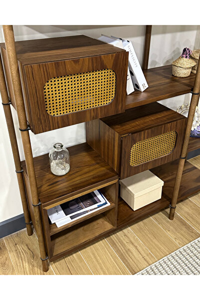 LAGOMA Rattan Özelleştirilebilir Modüler Kitaplık